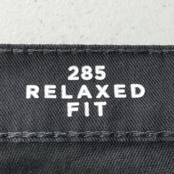 Levis Denison 285 Relaxed Fit Jeans Mens 32 X 32 Black Cotton Denim - Picture 7 of 10